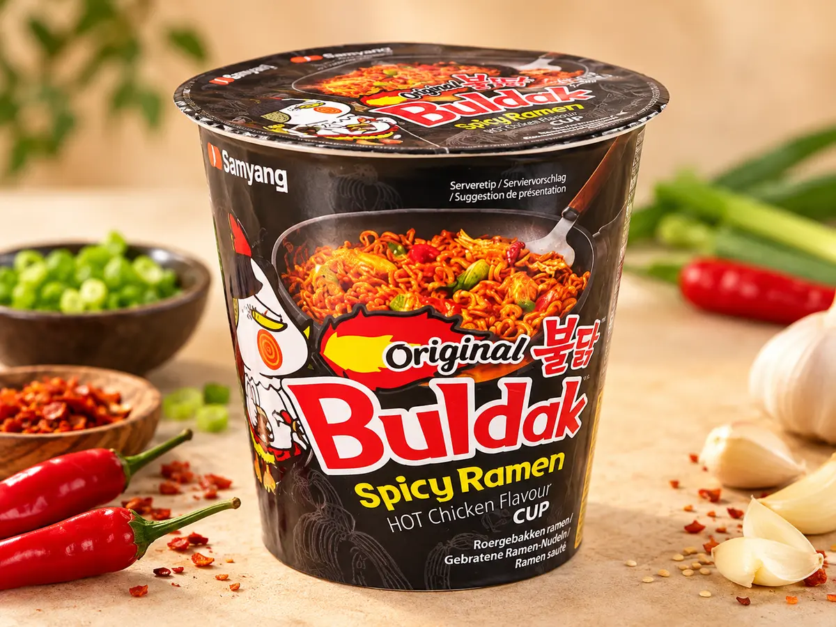 Buldak Original Cup aus dem Sortiment von Asian Shop Wang